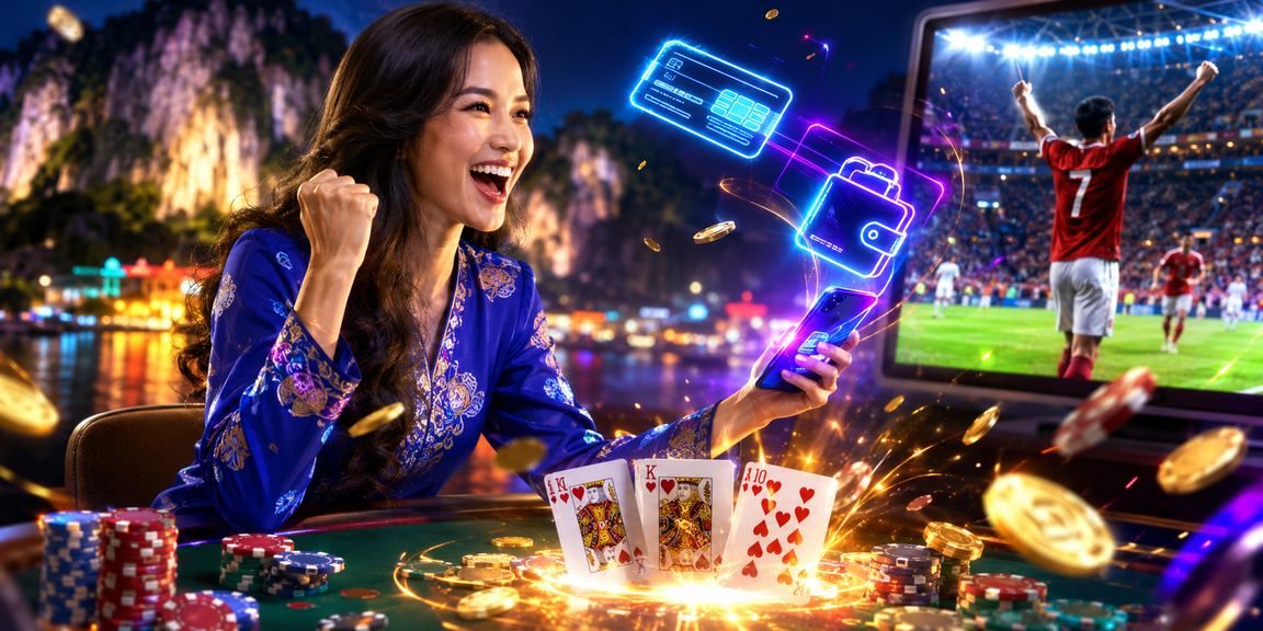 Suasana hiburan digital di Ipoh dengan pakaian tradisional baju kurung