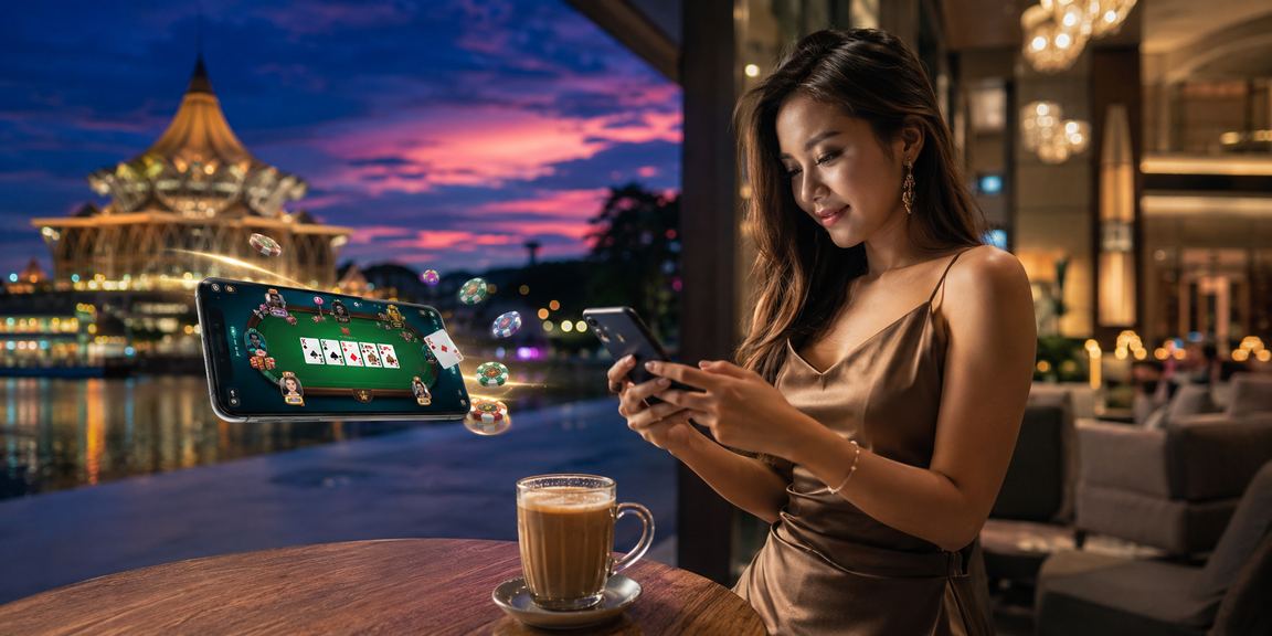 Permainan kad Teen Patti gaya Melayu di Kuching Sarawak